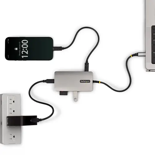 ADAPTADOR MULTIPUERTOS USB-C CABL HDMI 4K60HZ - 140W - USB 10GB - Imagen 3