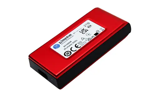 2TB SSD externo XS1000 USB 3.2 Gen 2, Rojo - Imagen 4