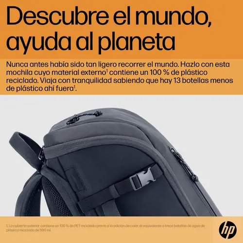 Mochila para portátil Travel de 15,6 pulgadas y 25 litros gris hierro - Imagen 8