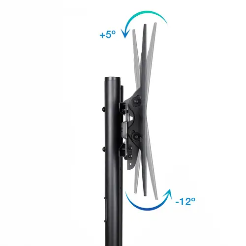 RAMSÉS Soporte de Suelo con Ruedas para Pantallas 37"- 70", Negro - Imagen 4