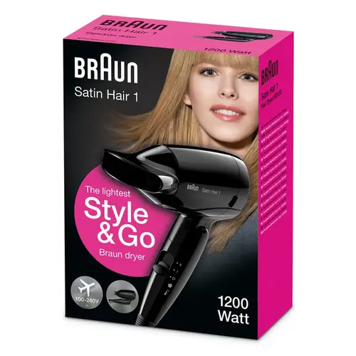 HD130 secador 1200 W Negro - Imagen 3