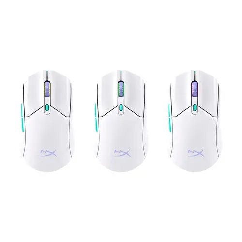 Pulsefire Haste 2 Core inalámbricos: ratón gaming (blanco/verde/púrpura) - Imagen 4
