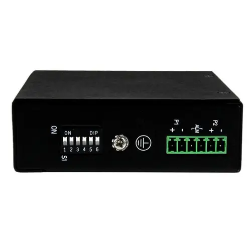 Switch Conmutador Industrial Ethernet Gigabit No Gestionado de 5 Puertos RJ45 de Montaje en Pared o Carril DIN - Imagen 3