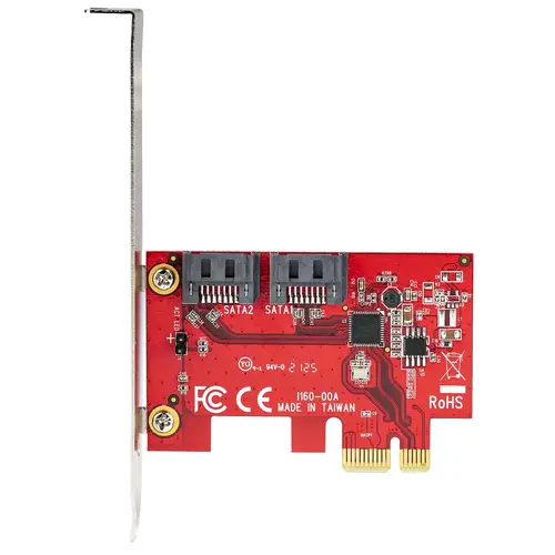 Tarjeta PCIe SATA - Tarjeta PCI Express Controladora de 2 Puertos SATA de 6Gbps - de Perfil Completo o Bajo - Tarjeta Adaptadora PCI Express a SATA - ASM1061 sin RAID - Imagen 6