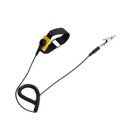 ESD-WRIST-STRAP muñequera antiestática Negro - Imagen 1