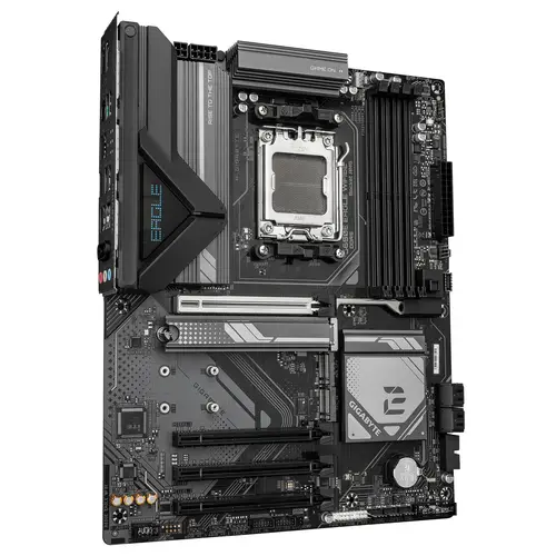 B650E EAGLE WIFI6E Placa Base - Procesadores AMD Ryzen 9000 Series, VRM de 8+2+2 fases, hasta 8200MHz DDR5 (O.C), 1xPCIe 5.0 + 2xPCIe 4.0 M.2, LAN 2.5GbE, WIFI 6E, USB 3.2 Gen 2 - Imagen 3