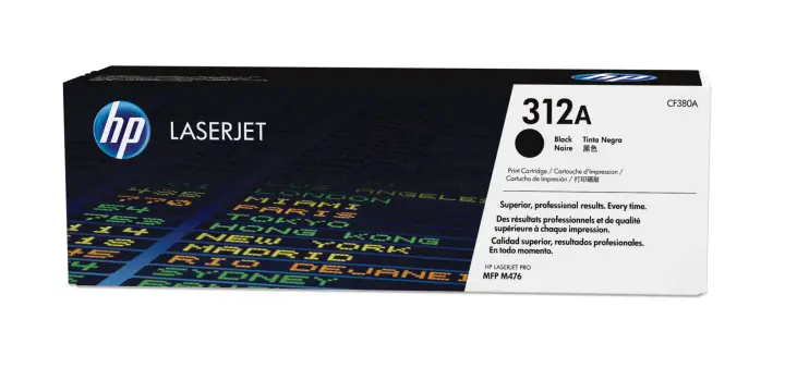 Cartucho de tóner 312A negro para LaserJet