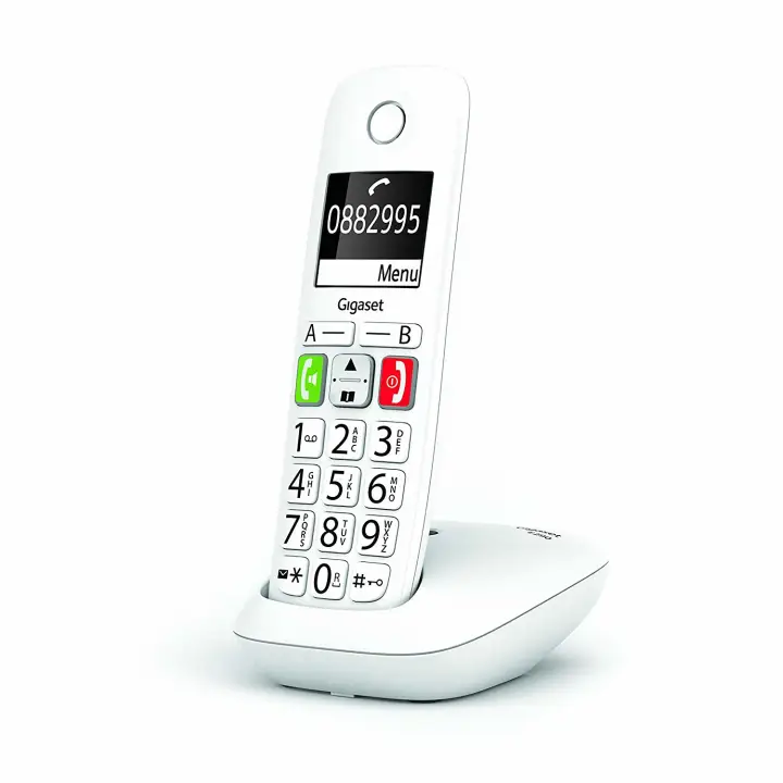 E290 Teléfono DECT/analógico Identificador de llamadas Blanco