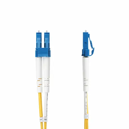 Cable de Fibra Óptica Dúplex LC a LC (UPC) OS2 Monomodo de 1m - 9/125µm - 100G - Resistente a Dobleces - Low Insertion Loss - Cable LSZH - Cable de Parcheo de Fibra - Imagen 2
