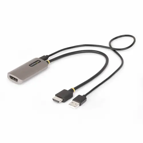 Cable Conversor Adaptador Activo de 30cm HDMI 2.1 a DisplayPort 1.4 - 8K60Hz - Alimentado por el Bus USB - Cable Incluido - Imagen 1