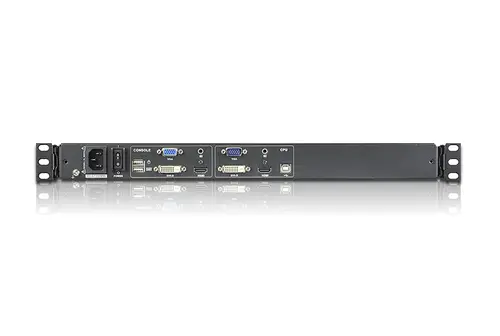 Consola LCD single rail (HDMI / DVI / VGA, USB) - Imagen 2