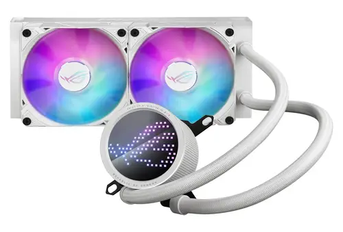 ROG Ryuo III 240 ARGB White Edition Procesador Kit de refrigeración líquida 12 cm Blanco - Imagen 1