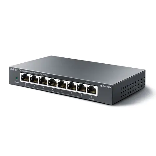 TL-RP108GE switch Gestionado L2 Gigabit Ethernet (10/100/1000) Energía sobre Ethernet (PoE) Negro - Imagen 2