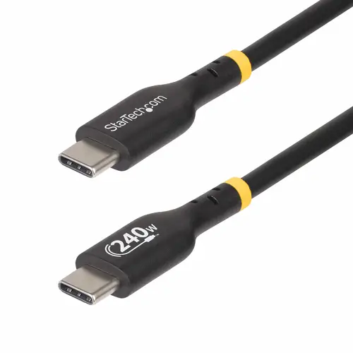 Cable de Carga USB-C de 1m - Cable USB Tipo C - Certificación USB-IF - PD de 240W EPR - Cable USB 2.0 USB-C de Carga para Portátiles - Recubrimiento de TPE - Macho a Macho - Imagen 1