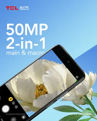 605 16,9 cm (6.67") SIM doble Android 15 4G USB Tipo C 8 GB 256 GB 5200 mAh Azul - Imagen 5