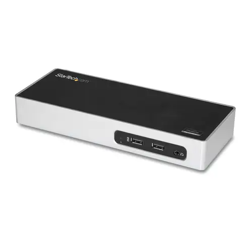 Replicador de Puertos USB 3.0 - Docking Station de Portátil para Dos Pantallas con Vídeo HDMI & DVI/VGA - Ladrón Hub de 6 Puertos USB 3.1 Gen 1 5Gbps, GbE y Audio - Dock Universal Tipo A - Win Mac - Imagen 1