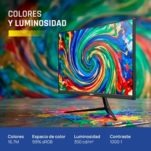 Monitor 24" 1ms FHD 120Hz VGA HDMI DP MM - Imagen 5