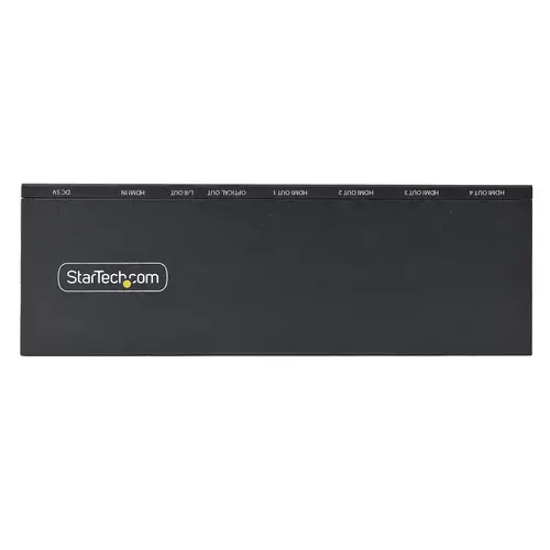 Splitter Divisor HDMI de 4 Puertos, Vídeo HDMI 2.0 de 4K a 60Hz, Multiplicador HDMI 4K con Escalador incorporado, HDMI de 1 Entrada y 4 Salidas, Audio 3,5 mm - Imagen 5