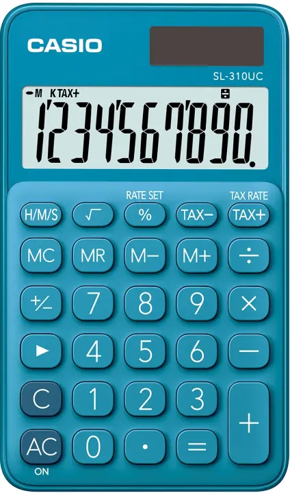 SL-310UC-BU calculadora Bolsillo Calculadora básica Azul