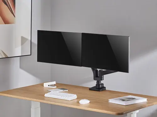 Soporte de sobremesa para monitores dobles de 17«-35», negro - Imagen 9