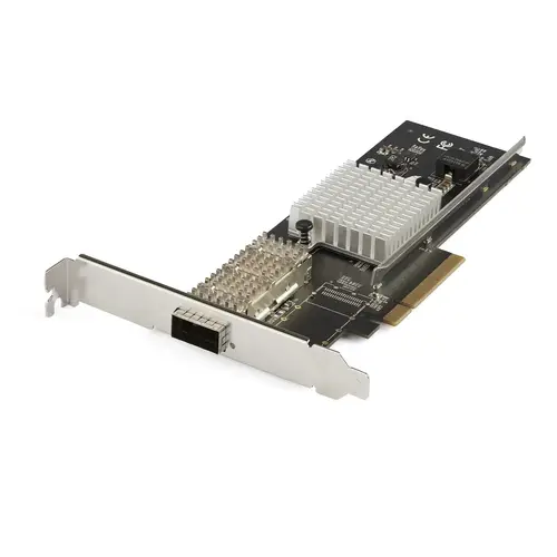 Tarjeta de Red QSFP+ 40G 1 Puerto - Adaptador Convergente QSFP+ Abierto Intel XL710 - NIC PCIe 40 Gigabit Ethernet - Tarjeta LAN Fibra Óptica - Dell PowerEdge HPE ProLiant - Imagen 1