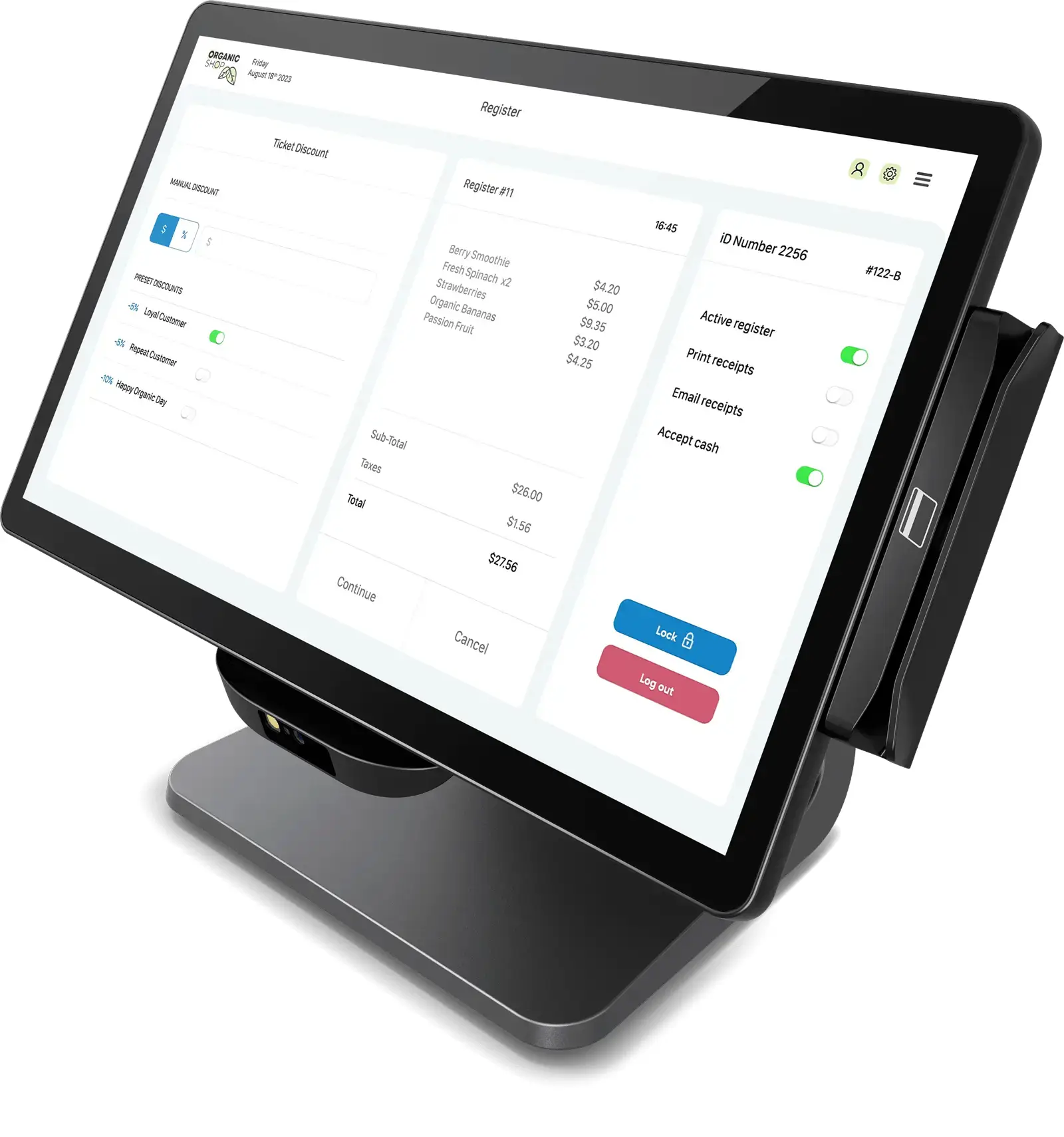 E850312 monitor POS 39,6 cm (15.6") 1920 x 1080 Pixeles Full HD LED Pantalla táctil