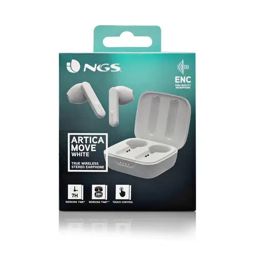 ARTICA MOVE Auriculares Inalámbrico Dentro de oído Llamadas/Música Bluetooth Blanco - Imagen 9