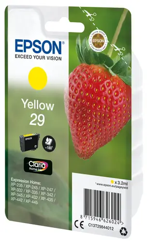 Strawberry Singlepack Yellow 29 Claria Home Ink - Imagen 2