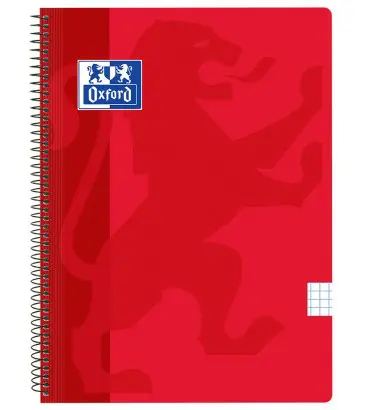 400121815 cuaderno y block A4 80 hojas Rojo