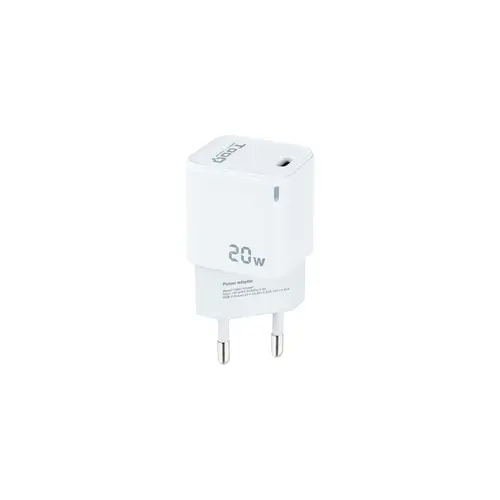Cargador de Pared USB-C PD20W, Blanco - Imagen 1