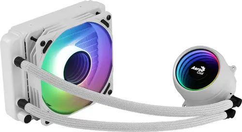 MIRAGEL120W Refrigeración Líquida CPU Ventilador 12cm ARGB TDP 200W Blanco - Imagen 1