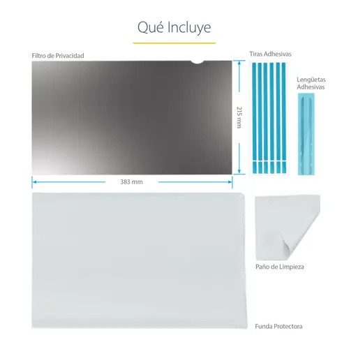 Filtro de Privacidad de 17,3 Pulgadas 16:9 para Portátil - Pantalla de Privacidad Protector Anti Brillo para Portátil - Anti Luz Azul con Reducción del 51% - +/- 30° - Imagen 16