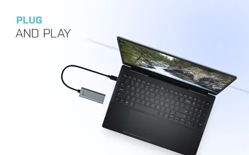 Metal USB-C/USB-A 2.5Gbps Ethernet Adapter - Imagen 9