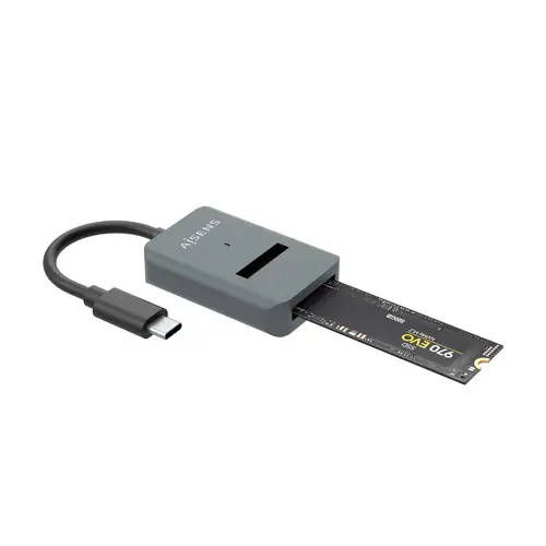 USB-C Dock M.2 (NGFF) ASUC-M2D012-GR SATA/NVMe A USB3.1 Gen2, Gris - Imagen 2