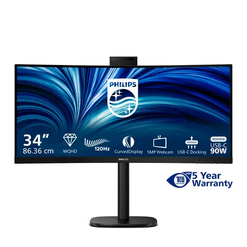 3000 series 34B2U3600CH/00 pantalla para PC 86,4 cm (34") 3440 x 1440 Pixeles Wide Quad HD LCD Negro - Imagen 3
