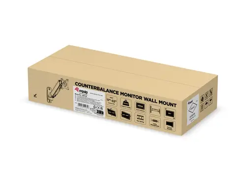 Soporte de pared para un monitor de 17«-32», longitud del brazo:290mm - Imagen 10