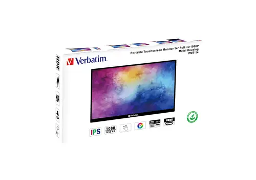 49591 pantalla para PC 35,6 cm (14") 1920 x 1080 Pixeles Full HD LCD Pantalla táctil Negro - Imagen 6