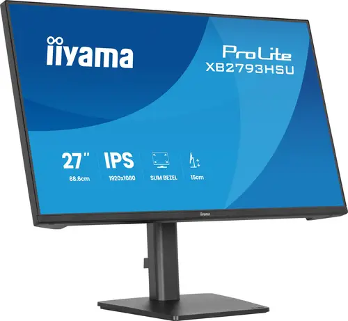 ProLite XB2793HSU-B1 pantalla para PC 68,6 cm (27") 1920 x 1080 Pixeles Full HD LED Negro - Imagen 4