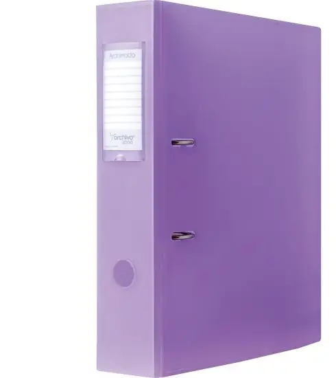 210 ML TL carpeta Polipropileno (PP) Mauve A4