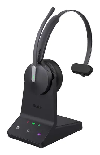 WH64 Mono UC Auriculares Inalámbrico Diadema Oficina/Centro de llamadas USB Tipo C Bluetooth Negro - Imagen 1