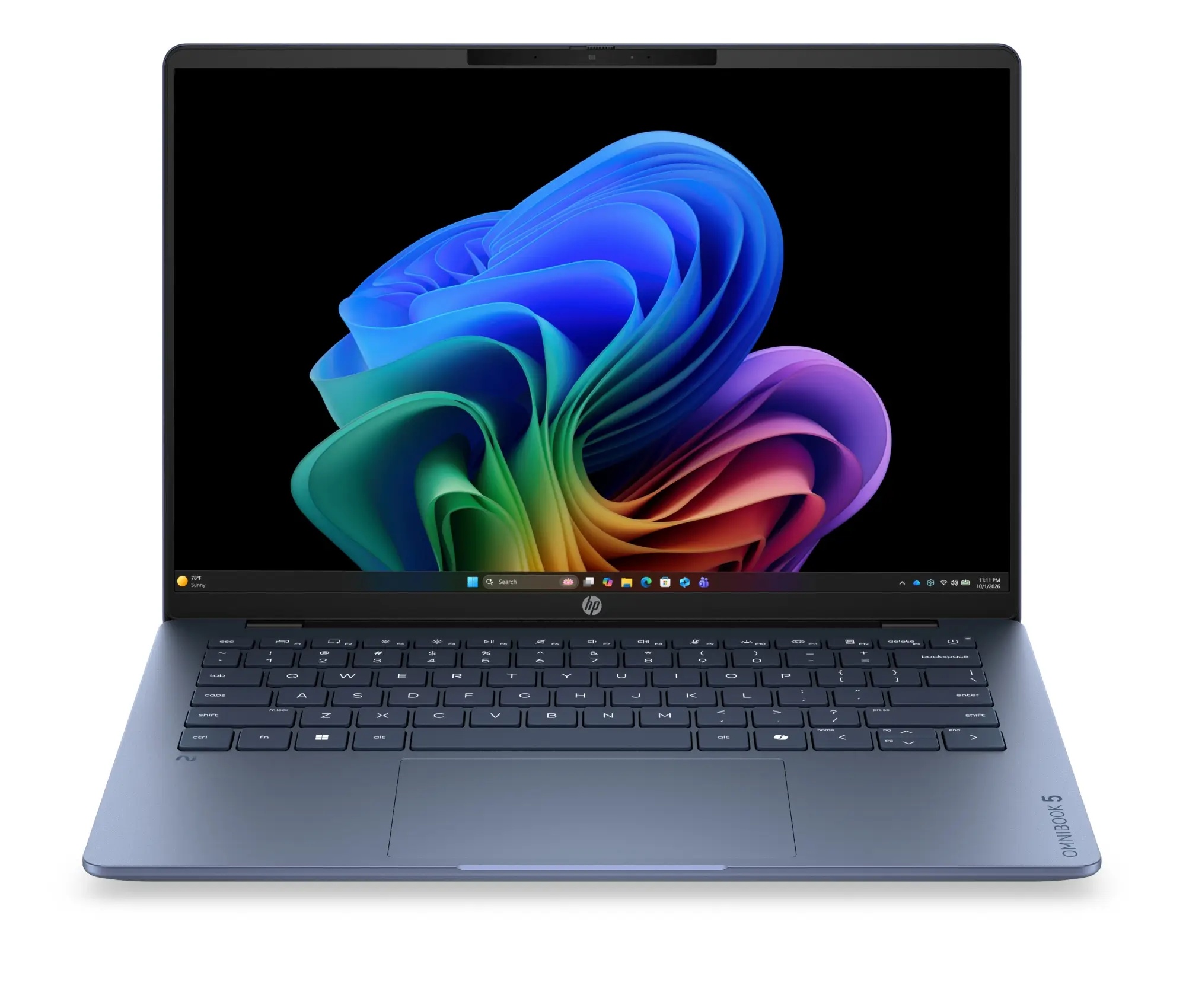 OmniBook 5 Laptop Next Gen AI 14-hm0002nsx Copilot+ PC AMD Ryzen AI 5 Portátil 35,6 cm (14") 2K 16 GB LPDDR5x-SDRAM 1 TB SSD Wi-Fi 6 (802.11ax) Windows 11 Home Azul
