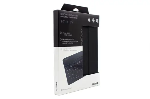 FUNDA TECLADO BLUETOOH DE 9.7" A 10.5" NEGRA - Imagen 13