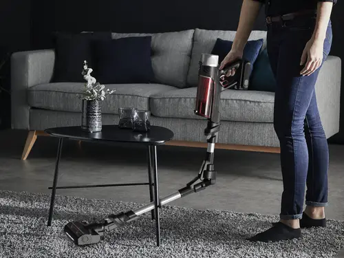 RH2077 2-in-1 stick vacuum Batería Secar Sin bolsa 0,4 L 250 W Negro, Rojo - Imagen 2