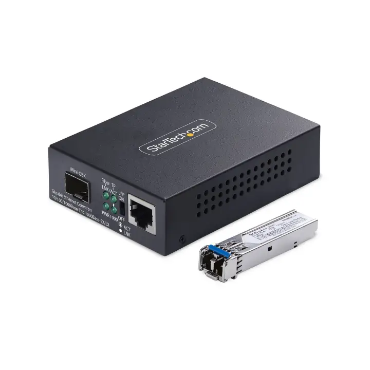 MCM1110SMLC20 convertidor de medio 2000 Mbit/s 1310 nm Monomodo Negro