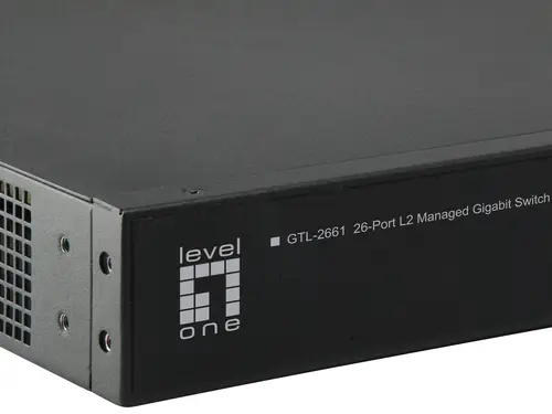 GTL-2661 switch Gestionado L2 Gigabit Ethernet (10/100/1000) Negro - Imagen 3