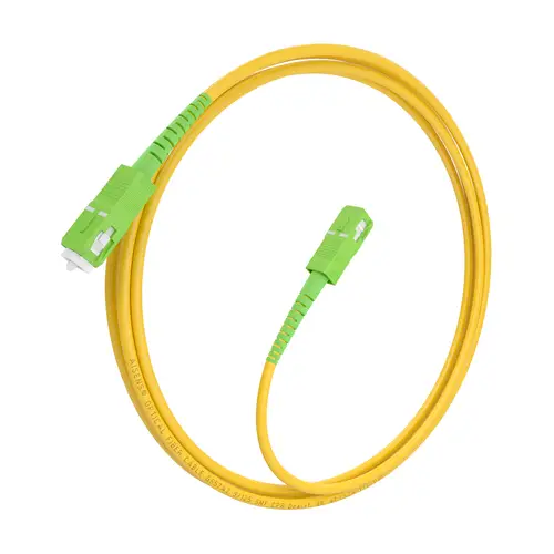 Cable Fibra Óptica Latiguillo G657A2 3.0 9/125 SMF Simplex CPR DCA LSZH, SC/APC-SC/APC, Amarillo, 3.0m - Imagen 2