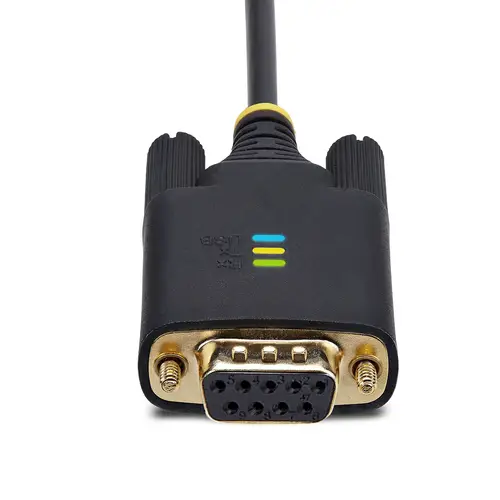 1P3FFCNB-USB-SERIAL cable de serie Negro 1 m USB tipo A DB-9 - Imagen 4