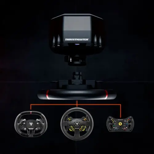 T598 Negro, Rojo USB Volante + Pedales Analógico/Digital PC, PlayStation 4, PlayStation 5 - Imagen 6