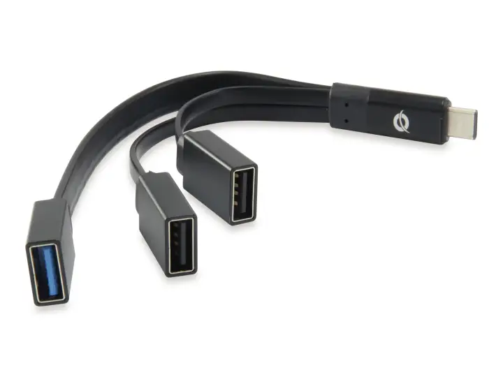 HUBBIES01B hub de interfaz USB 3.2 Gen 2 (3.1 Gen 2) Type-C 5000 Mbit/s Negro