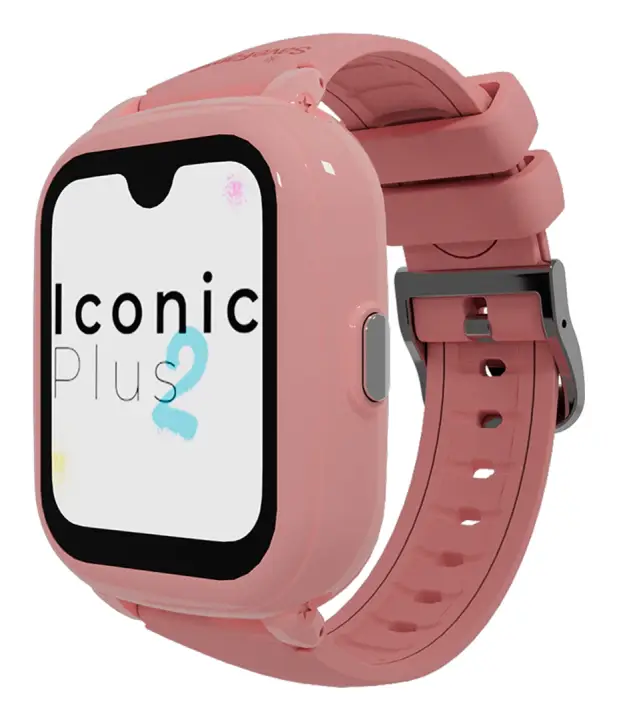 Iconic Plus 2 4,52 cm (1.78") 40 mm Digital Pantalla táctil 4G Rosa Wifi GPS (satélite)